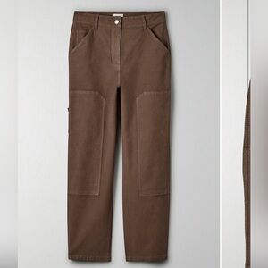 Aritzia Wilfred Free Brennan Pant dark brown Size 0